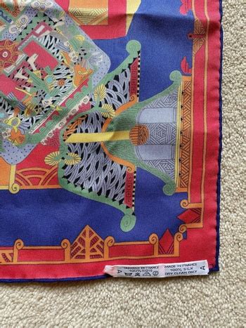 hermes scarf real or fake